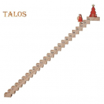 1 tk/2 tk puidust trepist ronimise j&otilde;ulude advendikalender J&otilde;uluvana treppide loenduskalender Interaktiivne ronimism&auml;nguasi p&uuml;hade kaunistamiseks 1pc