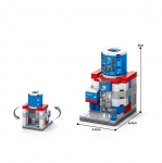 16 Style Mini Street View Kohvik Lillepood Juuksurisalong Klaverim&auml;ngusaal Puuviljade raamatupood Ehitusplokid Tellised Film Model M&auml;nguasi Poistele T&uuml;drukutele Kingitused