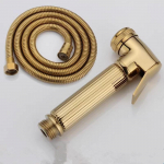 Tuqiu k&auml;eshoitav bidee pihusti Douche WC-komplekt kullast messingist Shattafi du&scaron;ipea vaskventiilikomplekt Jet bideesegisti komplekt