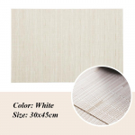 2/4/6 tk Platjamatid PVC s&ouml;&ouml;gilaua matt punutud ketaspadjad kaussi alusalused De Cozinha 30*45 cm taldrikubaar K&ouml;&ouml;k diivanilaua matt 2pcs-pack