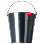 KADAX Wiadro Ogrodowe Wiaderko Ocynkowane metalowe 10 L