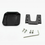 Mootorratta pikendatud tugijalg Universaalne alumiiniumsulamist libisemisvastane suurendatud alus Rolleri jalgratta pikendaja Jala k&uuml;lgmine tugiplaat punane