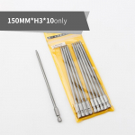 150 mm pikkus pallpeaga kruvikeeraja puuriterade komplektid S2 terasest kruvikeeraja otsikud kuuskant magnetiline 1/4 k&auml;sit&ouml;&ouml;riistade remondikomplektid