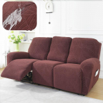 Elastne tugitooldiivani kate Jacquard libisemiskindel tooldiivani kaitsja Lazy Boy l&otilde;&otilde;gastustugitooli venitatavad diivanikatted elutuppa 1 Seater pruun
