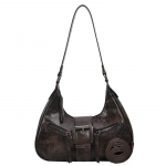 T&otilde;mblukuga PU Advanced Retro naiste &otilde;lakott Populaarne mitmek&uuml;lgne Crossbody kott naistele kohv