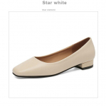 Naiste suures suuruses kandilise varbaga &uuml;ksikud kingad vabaaja &uuml;hev&auml;rvilised paksu kontsaga madala suuga madala kontsaga kingad 35-41 39