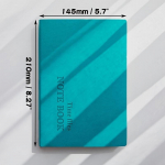 1 ruudustikum&auml;rkmik A5 Traveler Journal Kooli b&uuml;roo koosolekute protokollid 264 lehek&uuml;lge V&otilde;rgum&auml;rkmik P&auml;evakava Koolitarbed roheline