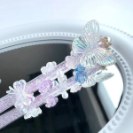 INS ilus v&auml;rviline teemantliblikas seeria pliiats, nuga, ohutu lastele v&auml;ljal&otilde;igete albumi kleebis, paberil&otilde;ikur, t&uuml;drukute kiirkirjaavaja lilla