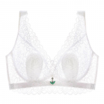 T&auml;iskarikaga pluss suuruses rinnahoidja Naiste sale koguv rinnahoidja Seksikas pitsist rinnahoidja Push-up rinnahoidja 34/75C valge