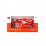 1/32 Taseme Pihustiga Tulet&otilde;rjeauto, Survevalatud Inseneris&otilde;iduk, Avanevad Uksed, Helis&uuml;steem, Eemaldatav M&auml;nguasi, Laste Kingitus 1/32-Size:20.5*5*9cm punane