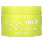 I Dew Care, Say You Dew, Moisturizing Vitamin C Cream, 50ml (1.69fl oz) yellow
