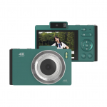 4K digikaamera Kaasaskantav digitaalne videokaamera CCD-kaamera 48MP 2,8-tolline IPS-ekraan v&auml;rinavastane 16X roheline