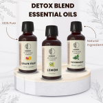 Detoks - Greipfruudi, Sidruni, Piparm&uuml;ndi eeterlikud &otilde;lid Aroomiteraapia ja Difuusor Pack = 15 ml