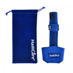 S&otilde;rme toetav lahas, reguleeritav p&auml;&auml;stikuga s&otilde;rm p&ouml;idlalahas k&auml;e s&otilde;rmede traksidega teip k&otilde;verate valu leevendamiseks. sinine