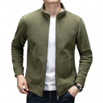 Meeste kevad-s&uuml;gis mantel taskutega, &uuml;hev&auml;rviline, p&uuml;stkrae, pikkade varrukatega M sinine