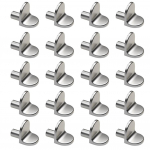 20 tk riiuli tuginaastud tihvtid tihvtid pistikud 5 mm L-kujuline kapi eraldaja fikseeritud puidust klaasist kihiga plaadist m&ouml;&ouml;bli kronsteini hoidik