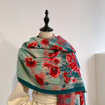Prindi uued &uuml;mbrised Pashmina Travel Pont&scaron;o soe ka&scaron;miirist sall Naiste Luksuslik Paks tekk Talvine Bufanda Sall Naine Stoles