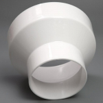 Kanaliredutseer 4 tolli kuni 3 tolli Tarvikud K&uuml;tte-, ventilatsiooni- ja kliimaseadmete toru&uuml;hendusliitmik keldrikorteri jaoks