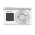 Digikaamera 2,88-tolline IPS-ekraan v&auml;rinavastane 10x optiline suum 1000mAh automaatse teravustamise videologimine kaamera valge