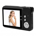 8x suumiga digikaamera 5 MP 2,7-tolline LCD-ekraan Maksimaalne tugi 32 GB m&auml;lukaardile Sisseehitatud must