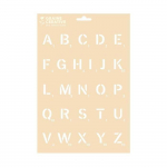 Pochoir A4 - Alphabet Scrabble