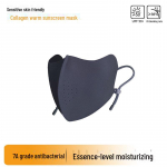 K&otilde;rge v&auml;&auml;rtusega unisex s&uuml;gis/talvine mask: Sametine voodriga, hingav, p&auml;ikese- ja k&uuml;lmakaitse, 3D kollageen One size
