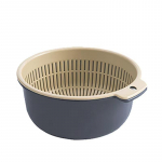 Multifunktsionaalne kahekihiline plastikust &auml;ravoolukorvi komplekt k&ouml;&ouml;gikurn, puuviljakorv, k&ouml;&ouml;giviljapesukauss koduseks kasutamiseks 6 pcs drain basket set sinine