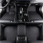 Kohandatud 3D t&auml;iskattega auto p&otilde;randamatid Hyundai Equus 4-kohalisele 2010-2017 aasta mudelile, interj&ouml;&ouml;ri detailid, auto lisavarustus All Black 5 Seat