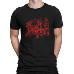 Huumoristlikud Death Metali esinduslikud T-s&auml;rgid Meeste &Uuml;mar kaelus Puuvillased T-s&auml;rgid Death Metal L&uuml;hikeste varrukatega S