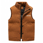 Sametist vest meeste mantel Sametist Kena Vabaaja Puhvripuuvillane Soe vest XXXL kollane