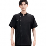 Koka riided P&uuml;stkrae L&uuml;hikeste varrukatega &Uuml;herealine Meeste Naiste Koka vorm Hingav &Uuml;hev&auml;rviline Disain Koka &uuml;likond L valge