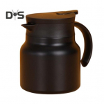 800/1000 ml presst&uuml;&uuml;pi veekeetja korduvkasutatav, kasulik termiline kohvikann filtriga 800ML must