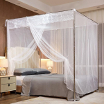 Elegantne printsessi stiilis s&auml;&auml;sev&otilde;rk kaheinimesevooditele julge kronsteini ja paksu mustriga 1.5m x 2.0m Bed