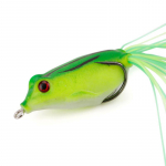 1 pakk Frog Soft kalastuss&ouml;&ouml;t Thunder Frog bioonilised landid koos topeltkonksuga kalap&uuml;&uuml;gitarvetega 6# medium