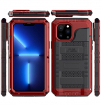 Apple iPhone 14 Pro/Pro Max Veekindel Sukeldumiskaitse Metallkorpus iPhone 14 Pro Max punane