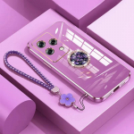 Realme GT Master Case Luxury Square Plating Realme GT Master Editioni telefoni&uuml;mbrise p&otilde;rutuskindel silikoonist RMX3363 RMX3360 kate Realme GT Master&Case & Strap