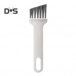 2-&uuml;hes tassi kaanevahe puhastushari kaldus harjastega veepudeli kaane puhastusvahend harja tihendi eemaldaja Multifunktsionaalne tassi kaane pragude puhastust&ouml;&ouml;riistad valge