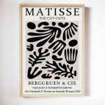 Uus P&otilde;hjamaade abstraktse kunsti seinamaali plakat Matisse Minimalistlik l&otilde;uendimaal Kontor Elutuba Koridor Kodukaunistus Mural Ilma raamita 21*30cm