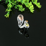 Morganite, Citrine Handmade 925 Sterling Silver Gift Ring Size 11 n4f71