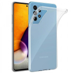 &Uuml;mbris Samsung A73 5G jaoks - Pehme silikoon - P&otilde;rutuskindel - L&auml;bipaistev - Kvaliteetne kaitse puhas