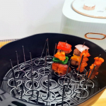 10 tk &otilde;hufrit&uuml;&uuml;ri ahi vertikaalne grill varrasgrill universaalsed tarvikud toiduklassi 304 roostevabast terasest spetsiaalne k&uuml;psetusn&otilde;el h&otilde;be