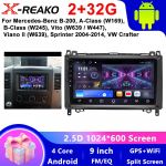 Autoraadio Mercedes Sprinter Benz B200 Vito W639 Viano B-klass W169 W245 W209 Multimeedia Carplay Autostereo 4 core 2GB+32GB CP