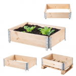 KADAX Puidust Kaubaaluse Laiendus Kaubaaluse Konteiner Peenramaa Maitsetaimede Aed 60 x 80 cm