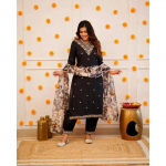India Bollywoodi tipptuunika Kurta P&uuml;kside ja Dupattaga Komplekt Naistele Disaineri Etniline Kurti VFP-1861a S