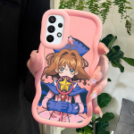 V&auml;rvitud mustriga Big Wave Edge pehmest silikoonmaterjalist Macaron telefoni&uuml;mbris, p&otilde;rutuskindel kaitsev kummist korpus Samsung Xiaomi Poco Redmi jaoks Redmi Note 12R Pro 5G roosa