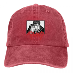 Guts Grasping Serpico Sword Pesapallim&uuml;ts Unisex M&uuml;tsid Naiste Visiirikaitse Snapback Berserk Guts Dark Comics Caps One Size