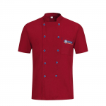Chef Uniform Summer Short-sleeved Thin Work Clothes For Men And Women In el Catering Kitchen Service Restaurant Baking Cakes L must