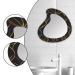 Acrylic Mirror for Wall Decor in Bedroom, Entryway And Living Room Style A