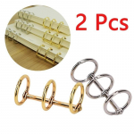 2 tk/partii Metallist lahtiste lehtedega raamatu k&ouml;itja hingedega r&otilde;ngad v&otilde;tmehoidja albumi scrapbooking-klipsid k&auml;sit&ouml;&ouml; fotoalbum