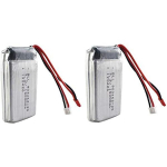 Laetav Lipo aku 7,4 V 1500 mAh 2 tk | &Uuml;hildub Wltoys V913 L959 L969 L202 K959 TY923 W609-8 mudelitega | 70x35x22 mm - 92g | H&otilde;bedane h&otilde;be